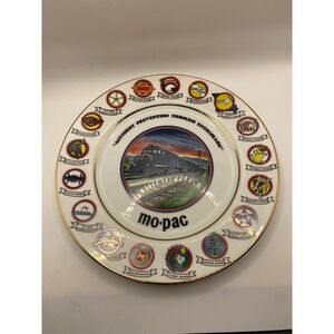 Missouri Pacific‎ Railroad Mo Pac Plate "Accident Prevention Through Enthusiasm"